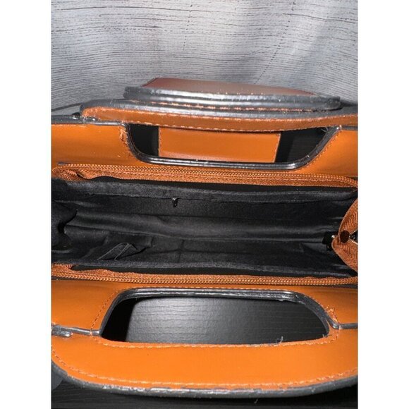 NWOT Top Handle Satchel Women Vintage Flap Tote Clutch Handbag Crossbody Shoulde - Picture 4 of 5